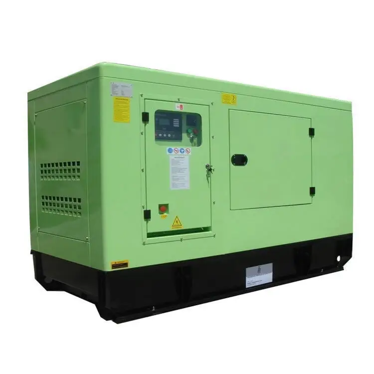 Set Generator Diesel Portabel 15kw Cummins Pemasangan di Trailer dengan Rangka Terbuka Berkebisingan Rendah 3-Fasa 60Hz Frekuensi