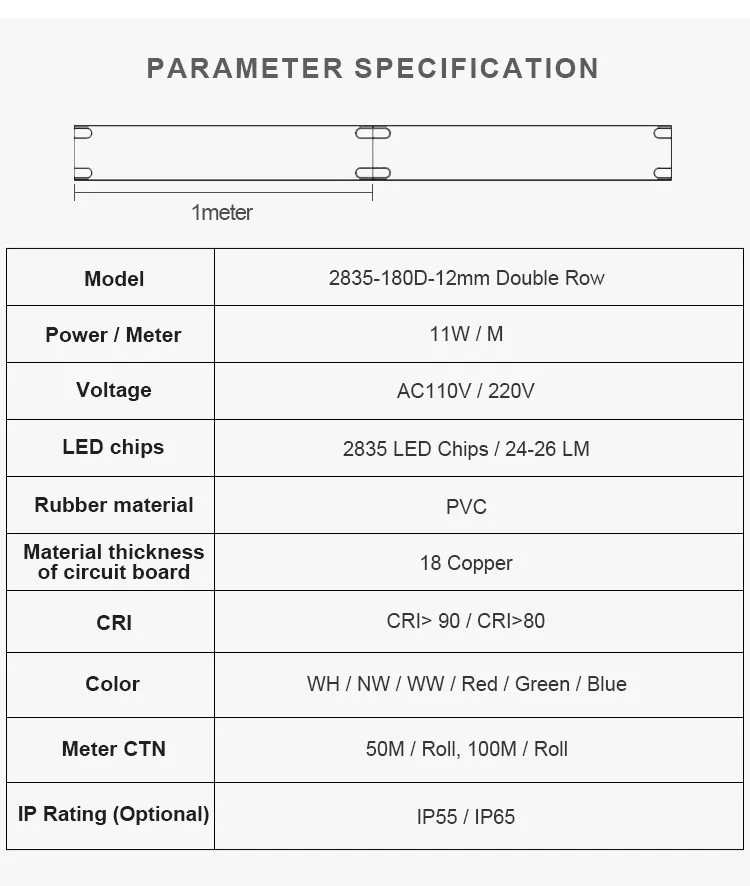 High Voltage Outdoor Decor Aluminum Profile Waterproof Smart Led Rope