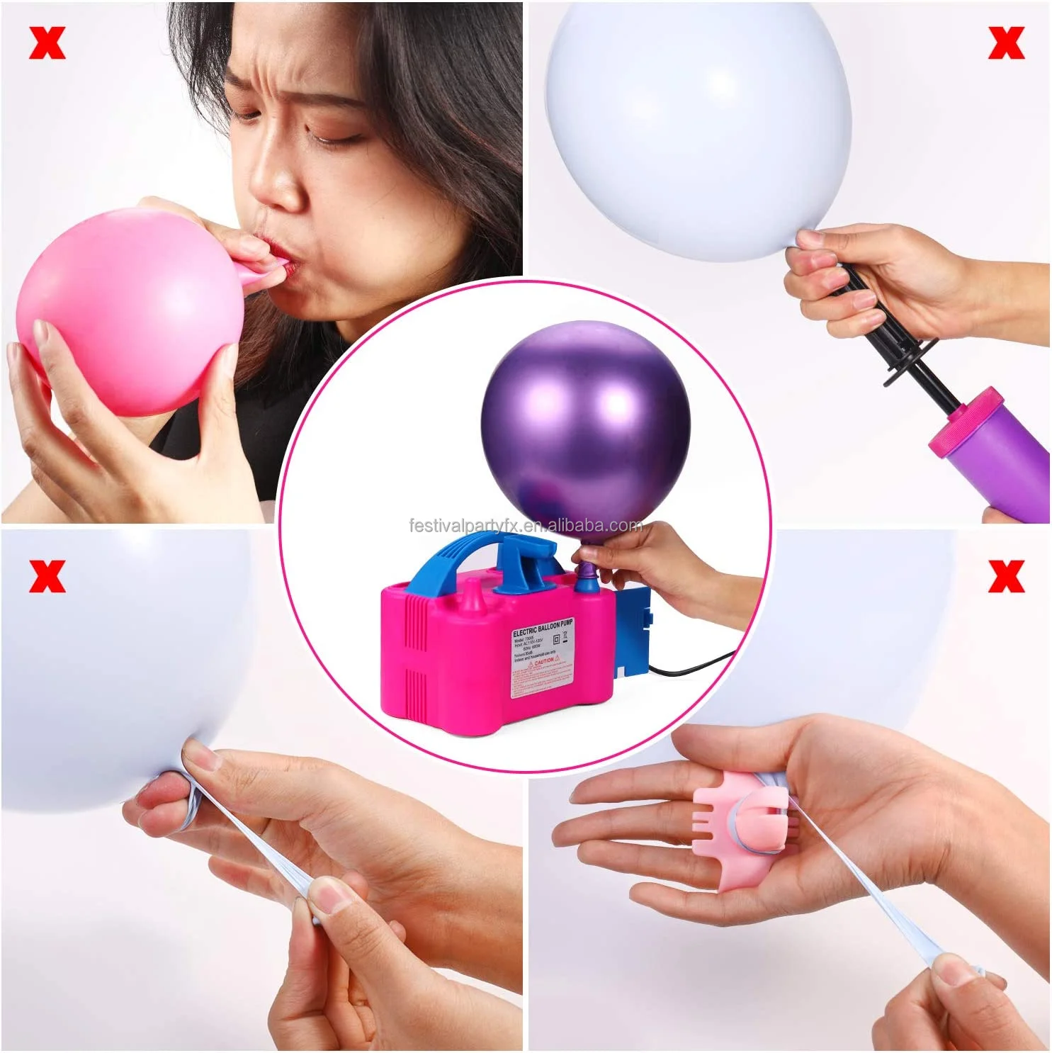 Automatic Machine Timer Inflator Helium Professional Amazon Ballon Accessories Manual Plastic 8246