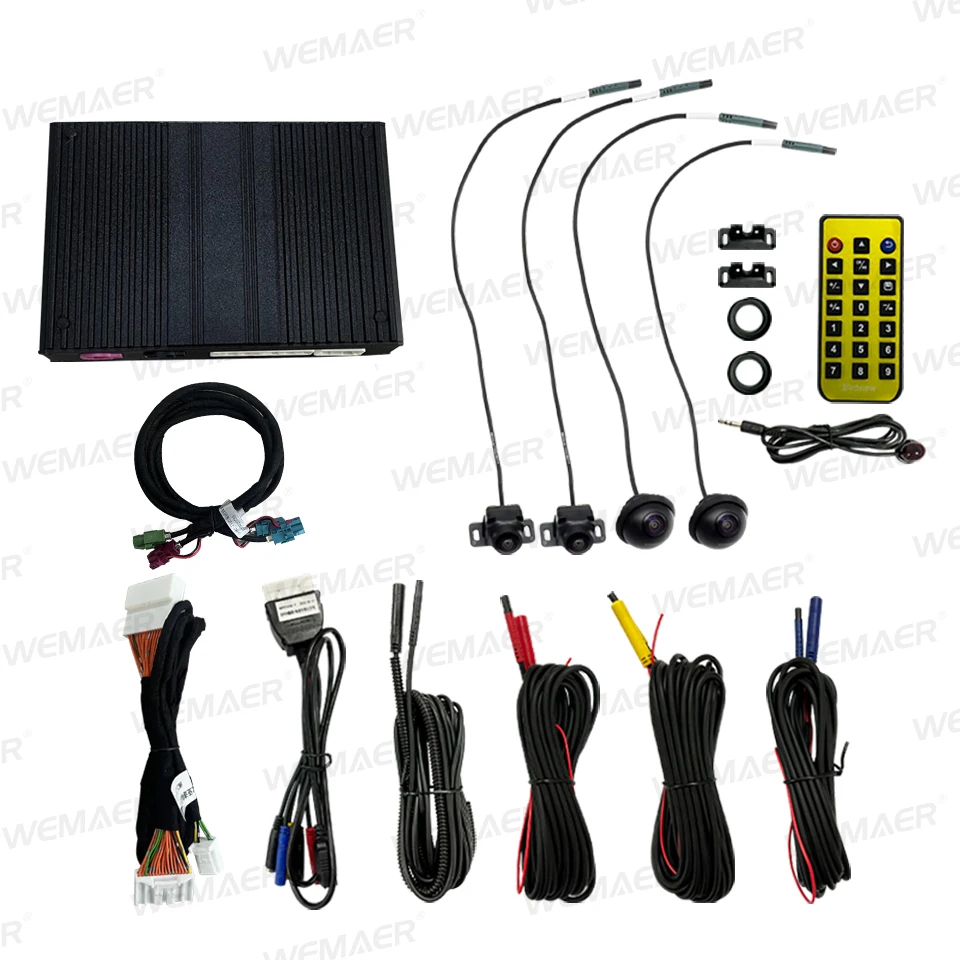 Wemaer 1080P OEM 360 Degree Camera System for BYD Atto 1 Car Bird Panoramic View 3D Front Rear Side Surround Parking Reverse