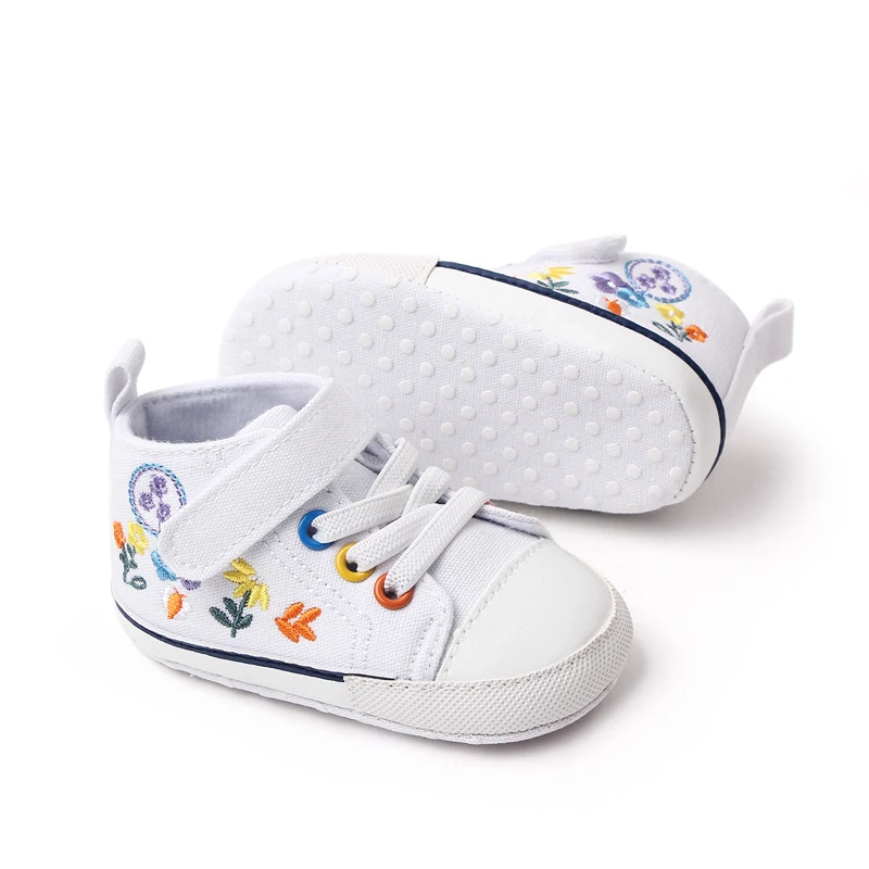 Wholesale Canvas Unisex Baby Toddler Infant Boys and Girls Shoes Baby Sneakers details