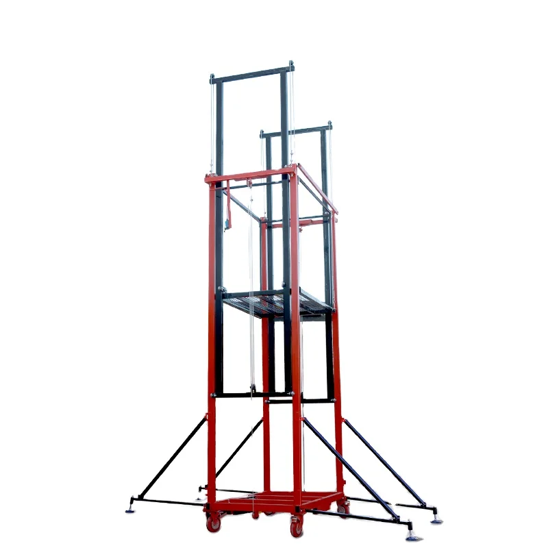 Real Promotion electric scaffolding for construction multiple models foldable electric scaffolding lift electric scaffolding for