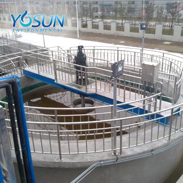 Half Bridge Sludge Scraper Thickener Tank Price Water Clarifier for Engineering Wastewater Treatment Solid Liquid Separator