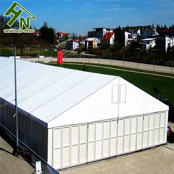 High Quality Aluminum Frame Tent White Trade Show Exhibition Event Tent a Shape Tent for Storage Warehouses