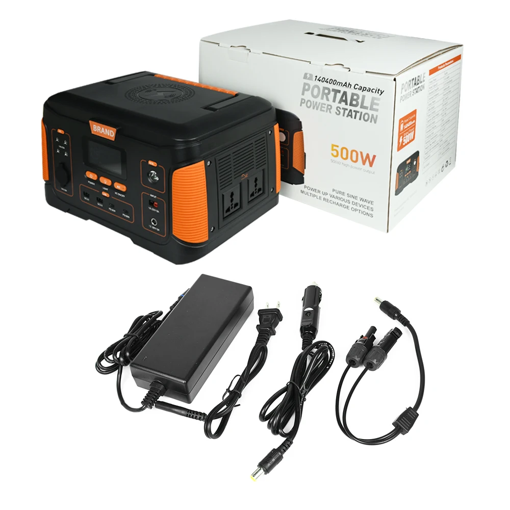 Emergency power supply  USB 110V 220V portable power station system 400w 1000w outdoor mobile power supply