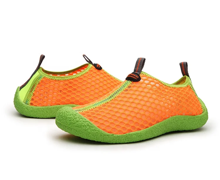 Женская летняя крутая сетчатая повседневная обувь HP1301 оранжевая