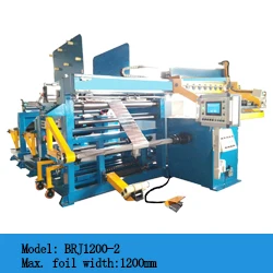 Copper Foil Rewinding Machine Low Voltage Transformer Foil Winding Machine