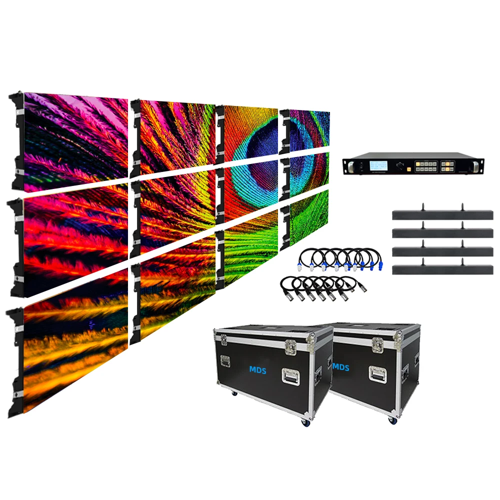 Stacking Stage Led Screen Hd 4k P2.6 Full Color Indoor Diecasting Aluminum Portable