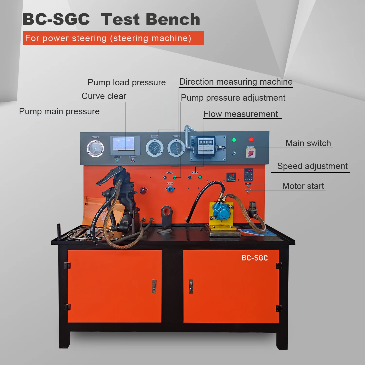 Bcsgc Steering Gear Pump Test Machine Bench Buy Steering Gear Test