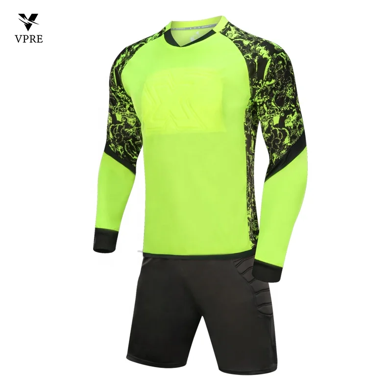 Source Custom Adult Kids Soccer Goalkeeper Jerseys Cheap Football  Goalkeeper Uniforms Sponge Safety Protection Goalkeeper Kits MJ801 on  m.