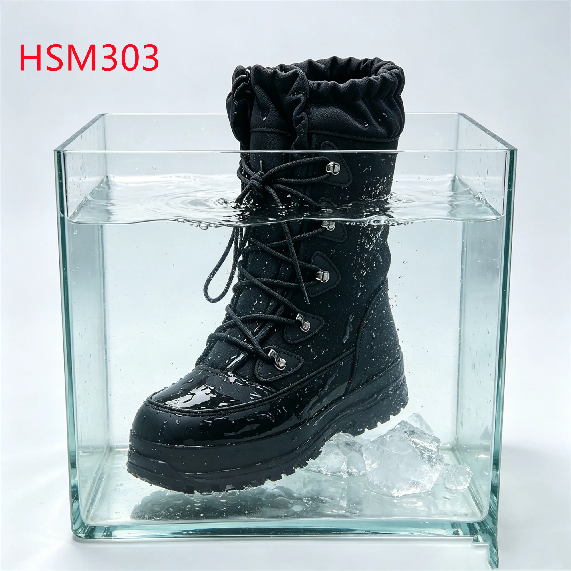 XYM,Russia Anti-cold -55℃ Hua Singh Hiking Boots with Waterproof Sock Arctic Removable Real Wool Lining Combat Boots HSM303