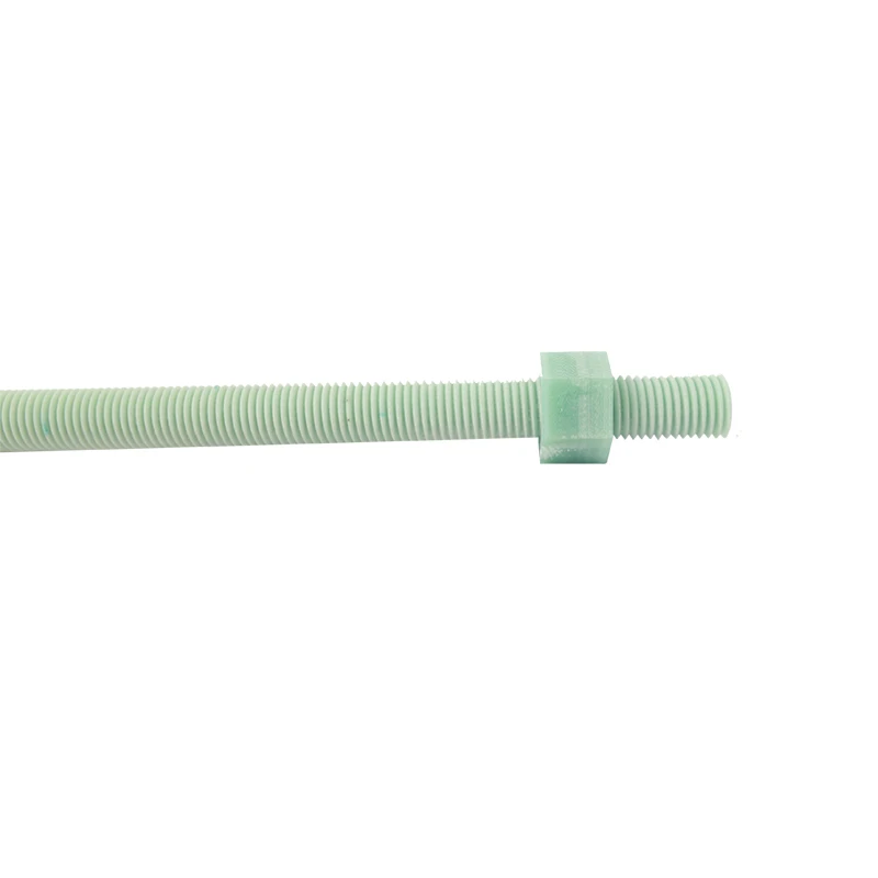 FR4 G10 Insulation Bolt and Nut with High Mechanical Strength and Threaded Rod for Secure Fastening