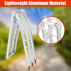 Aluminum Ramps, 1100 Lbs Folding Loading Ramps for Pickup Trucks Bed ...