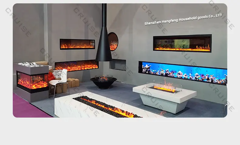 Core Decorative Hanging Fireplace, CRUISE, 1200mm, Roof - detail 28