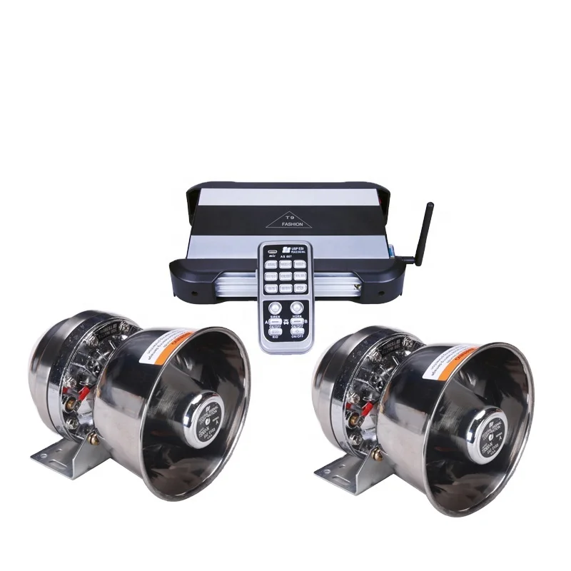 T9 600w/800w/1000w/1200w последние 12V/24V сирена наивысшей мощности Электронная Сирена системы