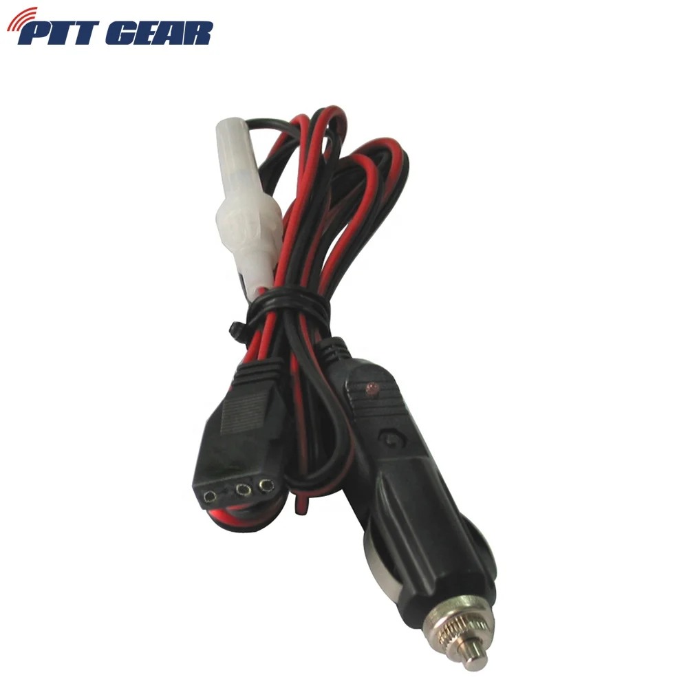 Cb Radio Power Cord 2wire 15a 3pin Cb Power Cord With 12v Cigarette