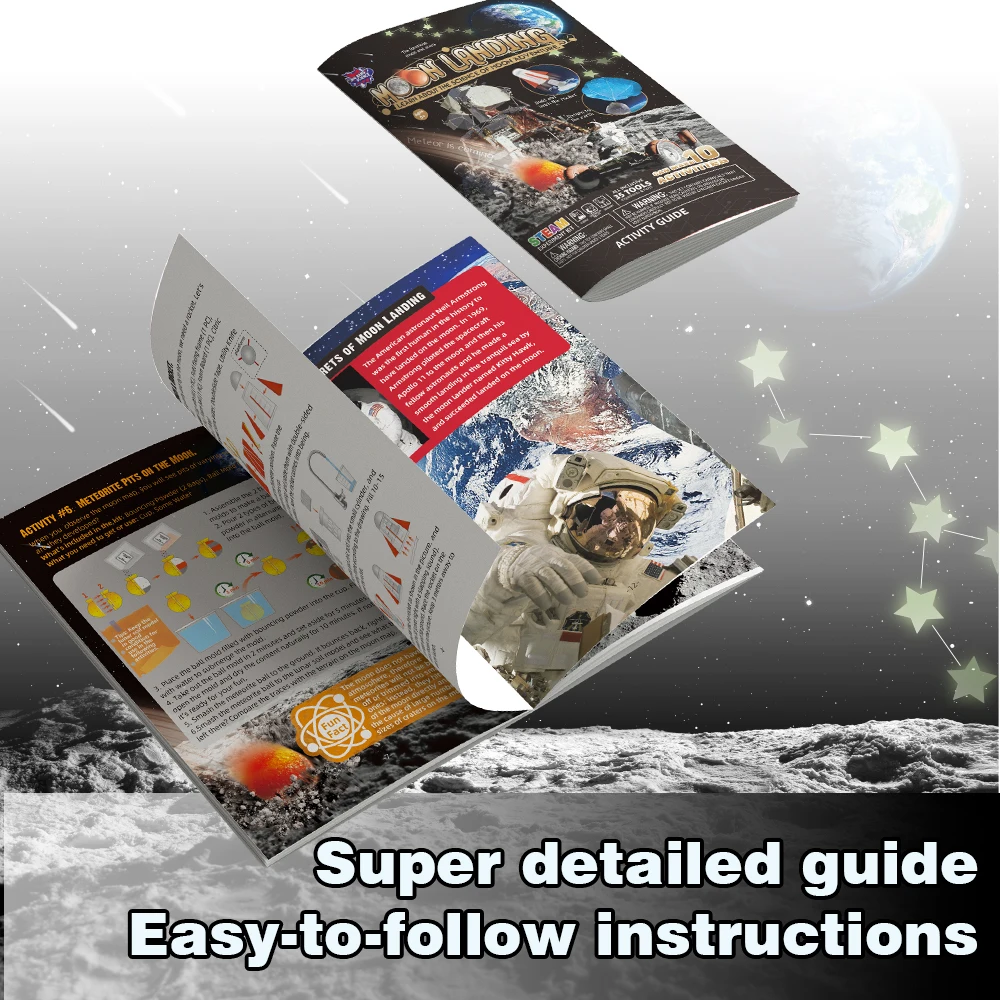BIG BANG SCIENCE STEM Science Kit of Moon Landing Astronomy Learning Toy for Kids