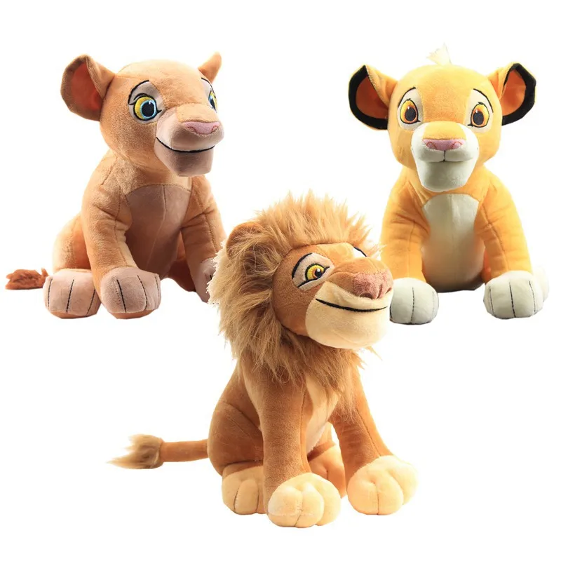 AL Hot Sale Lion King Plush Toy Simba Nala Cute Soft Animals