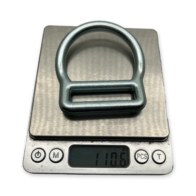 45mm Steel Adjuster D-Ring High Quality Hardware for Bags Outdoor Climbing Harness Webbing Accessories Safety Belt D Ring