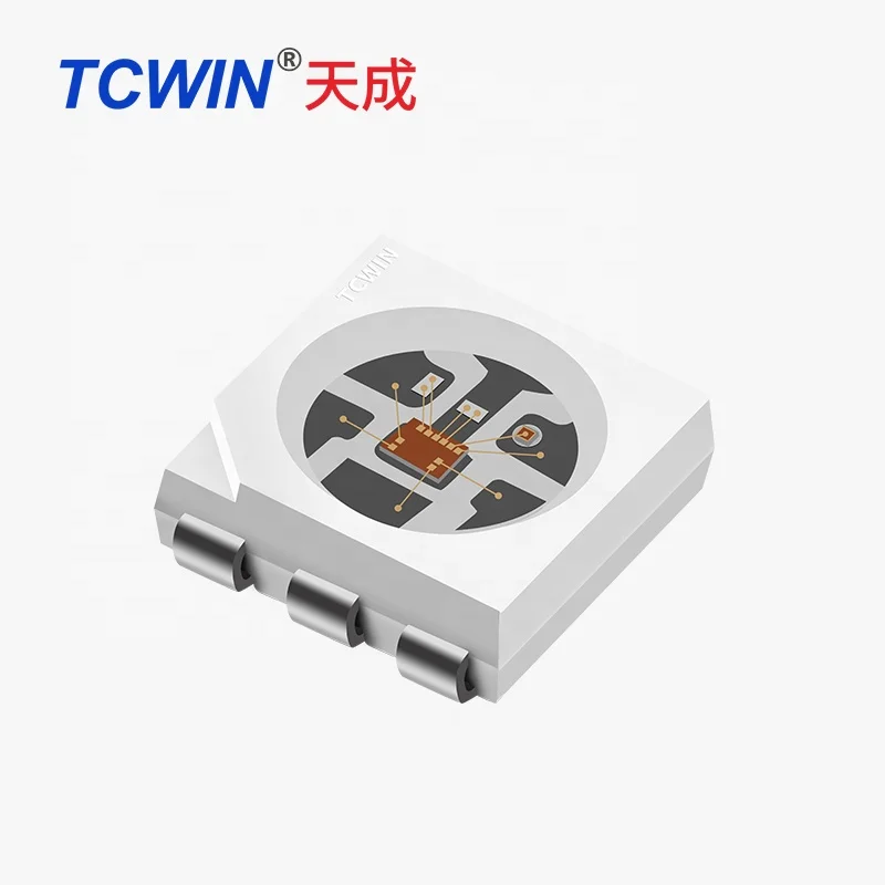 Встроенный ic 5050 RGB 6-контактный 12 В Полноцветный smd светодиод для Пиксельной светодиодной ленты