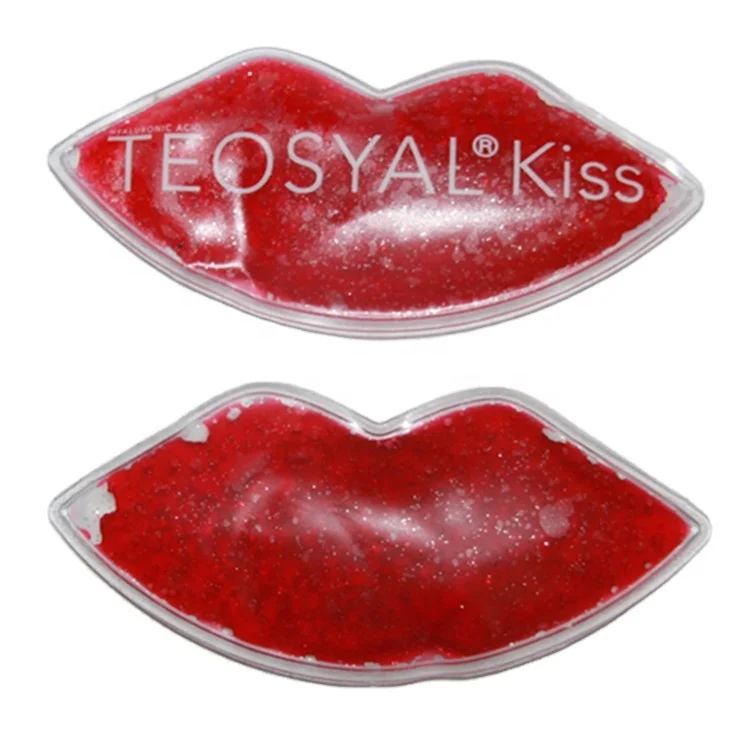 Hot Selling Custom Mini Lip Shaped Gel Cold Pack For Lip Cold Compress