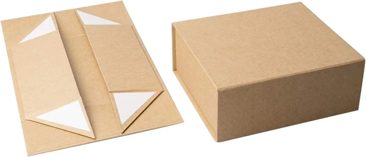 Custom Magnet Folding Paper Flat Pack Packaging Box Luxury Magnetic ...