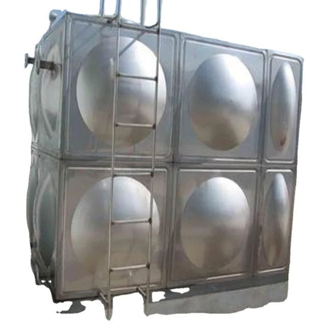 Stainless steel water tank, stainless steel fire water tank, 1-3000 cubic meters assembled water tank, buried 304 water tank
