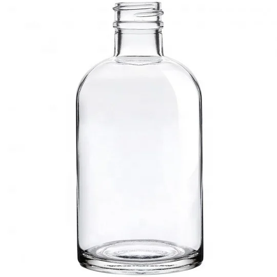 8 oz Drop Glass Bottle 28mm Thread