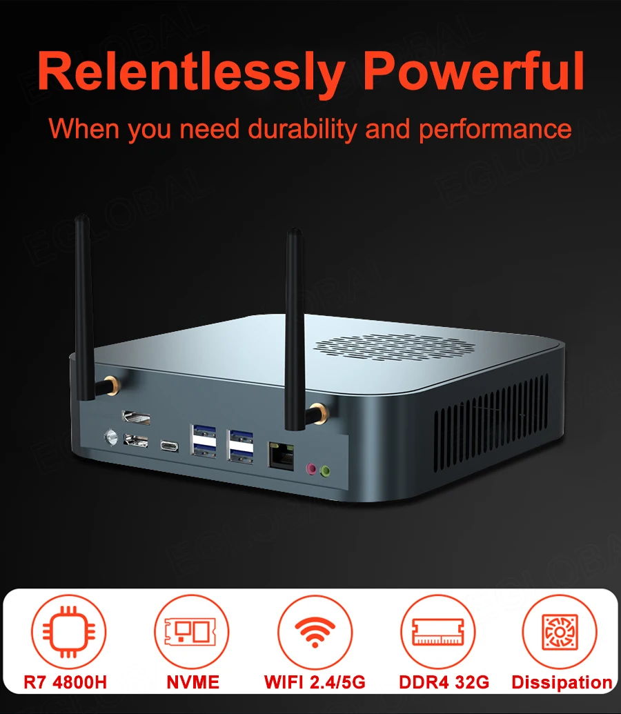 Amd Radeon Amd Ryzen 4800h Mini Pc High Quality New Design AMD R7