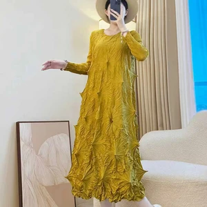 Takashi Pleated Dress New Style 2025 All Sizes Women's Clothing Wholesale for Large Sizes