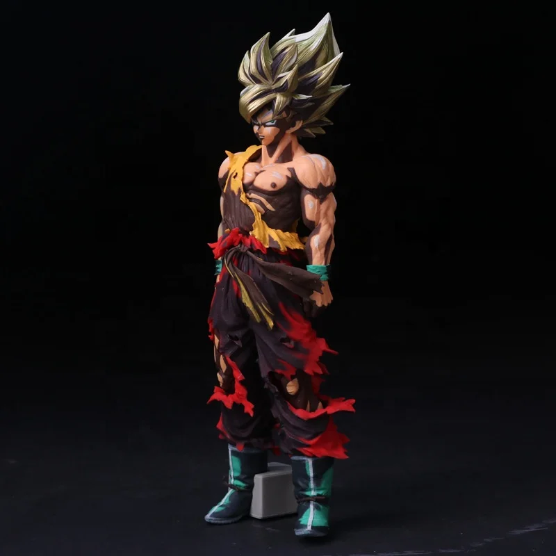 35cm Son Goku Super Saiyajin Figura Dragon Ball Z Super Master em