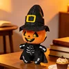 Combinazione di Halloween: cappello da strega, zucca, piccolo fantasma - 28 cm