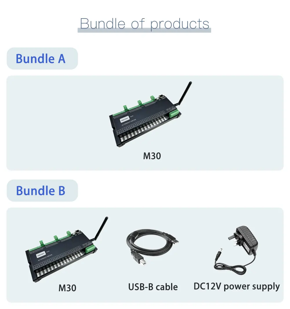 30 Channel Esp32 Energy Monitor Board Kincony M30 For Home Assistant
