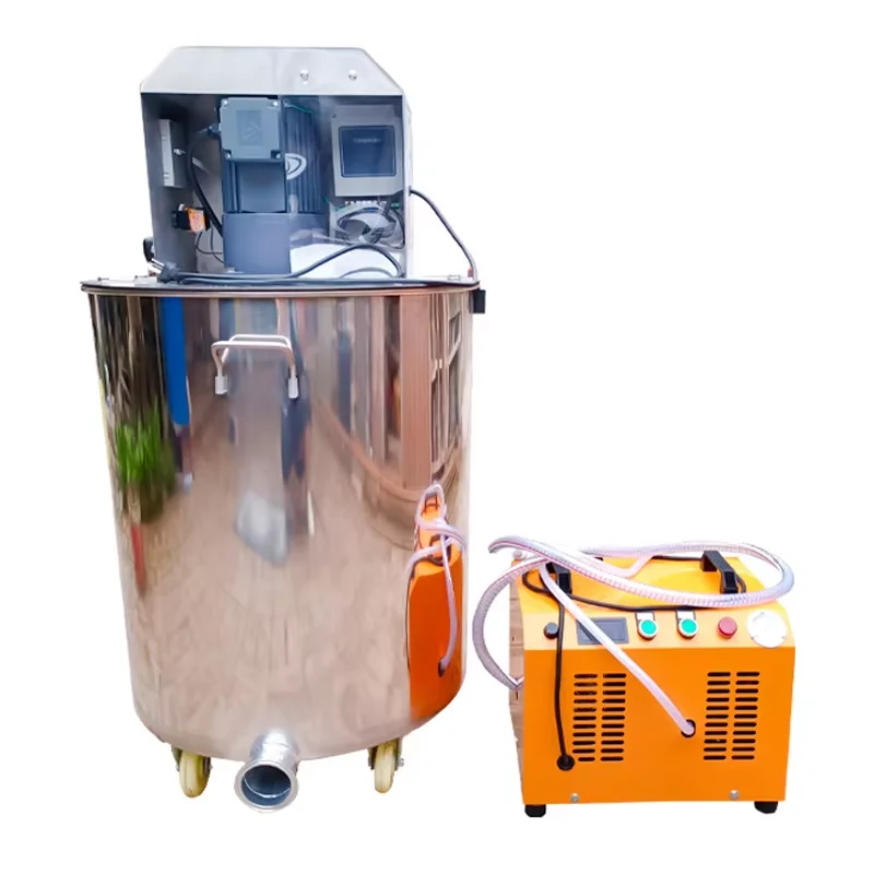 TEBAK Portable Concrete Cement Foaming Machine Stainless Steel Concrete Mixing Bucket Automatic Foam Concrete Making Machine