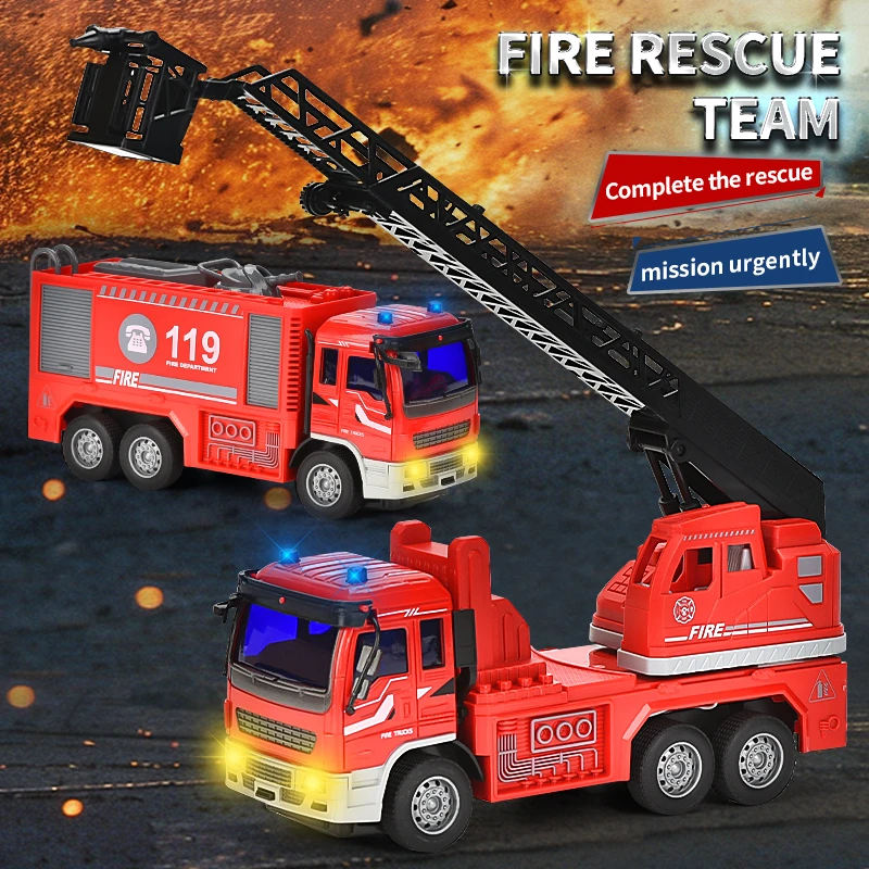 Hot Sale 1/30 Scale 5 Channels 2.4ghz Remote Control Rescue Fire