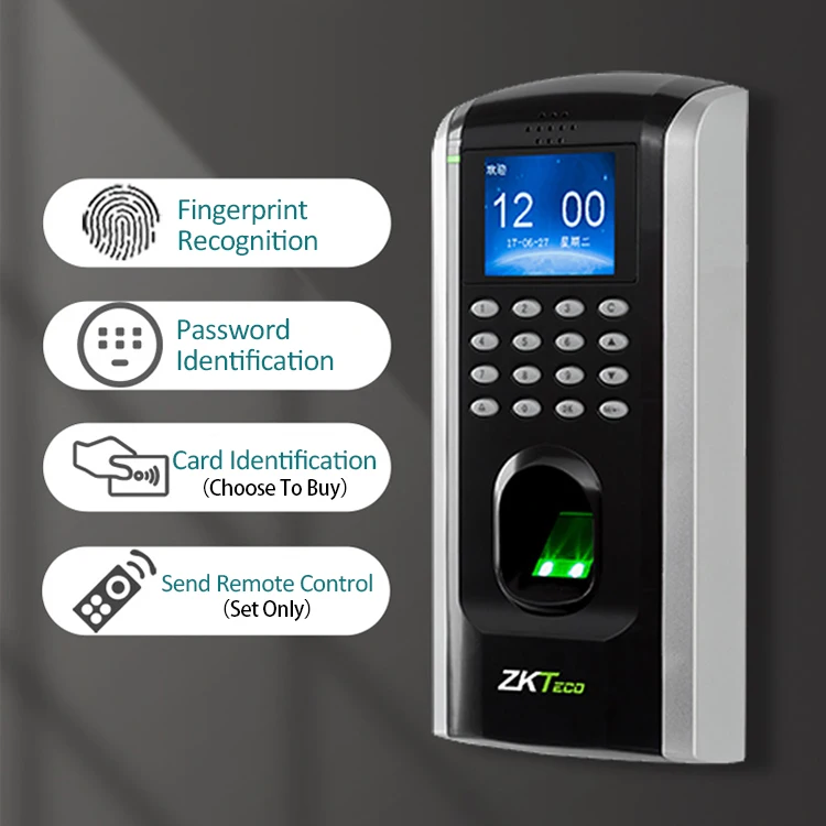 ZK Teco SF200 Standalone Access Control Biometric Fingerprint Time Recording Employee Digital Attendance Machine Color Screen