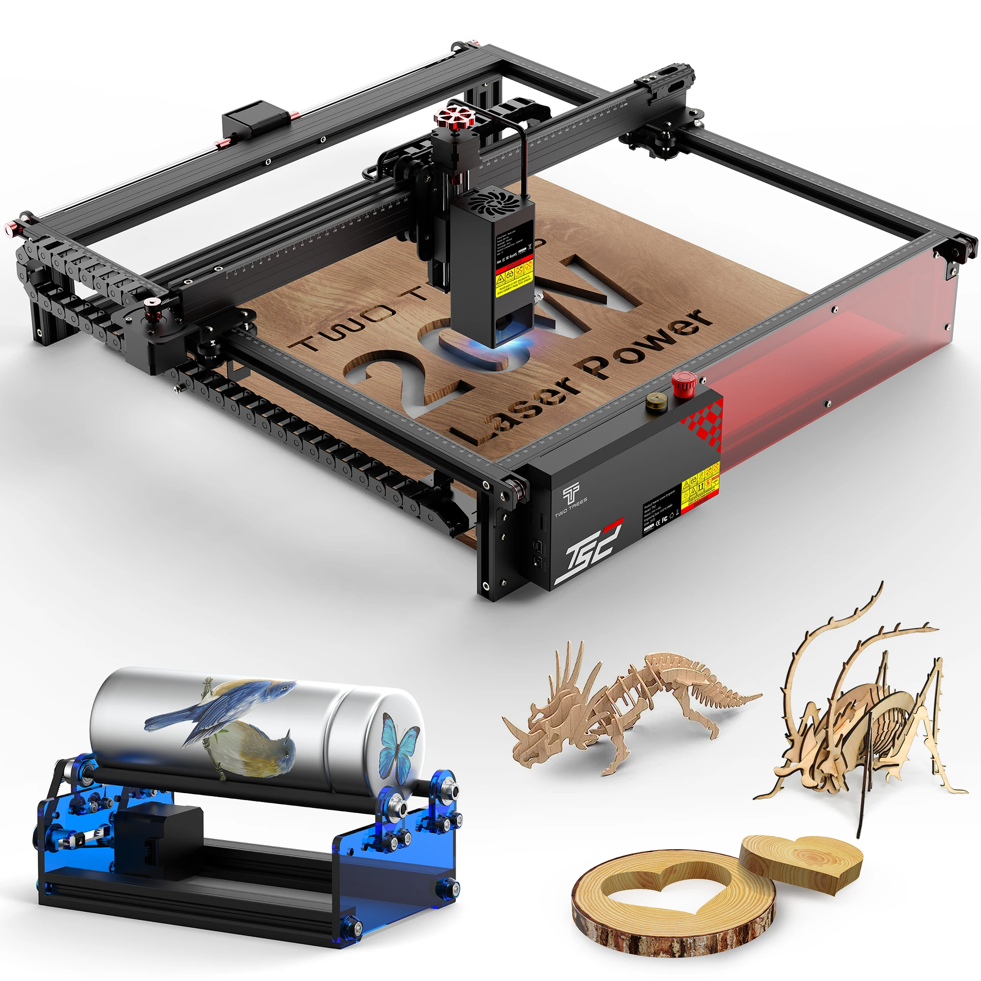 TWOTREES TS2 20 Watt Laser Engraving Machine - Versatile & Precise