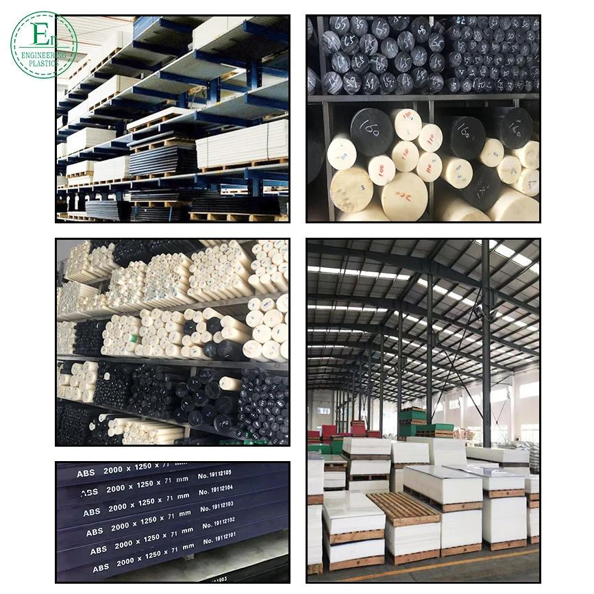 Engineering Plastic Boards PVC/Polyethlene/PP/ABS/Nylon/PA66/POM/PEEK/HDPE Plastic Plate Sheet for Custom Cnc Machining Parts