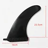 9-inch bolt fin - black