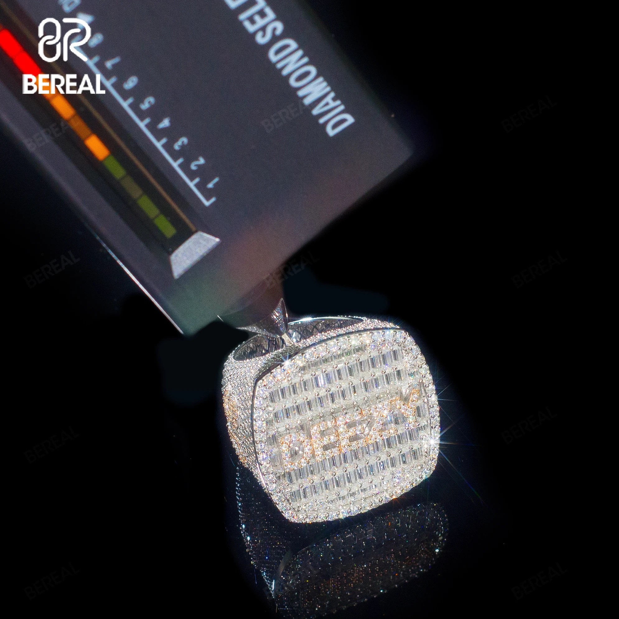 Shop Our Factory Custom VVS Moissanite Ring - Pass Diamond Test