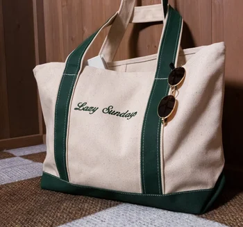 New designer Cotton Canvas Tote Bag Eco Recycled Shopping Bag stock plain cotton bag