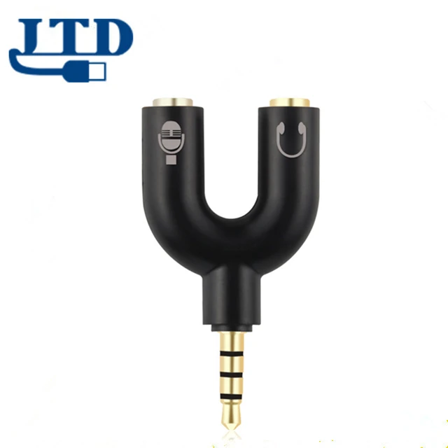 stereo and mic splitter