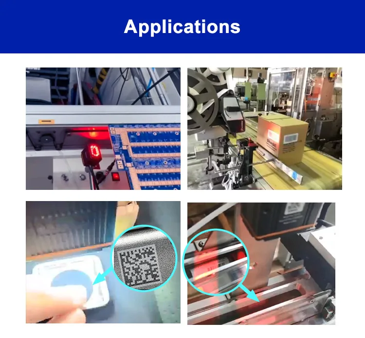 OEM IP65 Fixed QR Code Scanner 2D Ethernet Industrial Fixed Barcode Scanner for Conveyor Assembly Line Logistic Sorter
