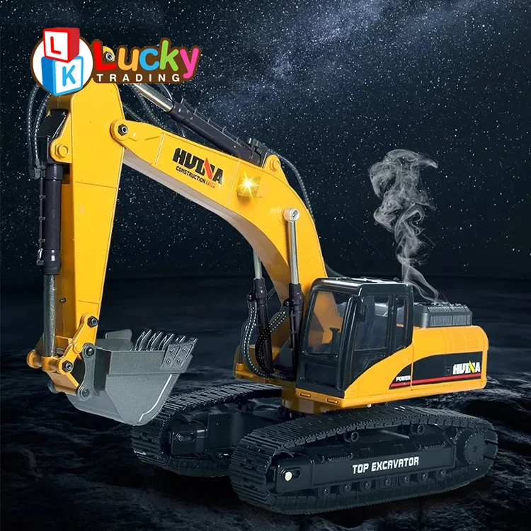 Huina 1580 RC Excavator 1:14 Scale Metal Truck - 23 Channel Remote