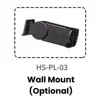 Soporte de pared negro (opcional)