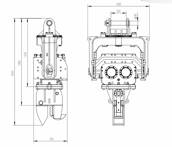 product factory directly sell vibro pile hammer with best price-5