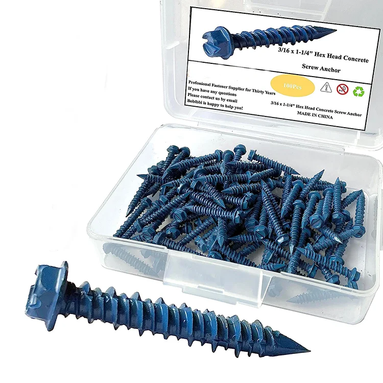 100Pcs 3/16 x 1-1/4