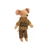 Papá ratón marrón de 15 cm.