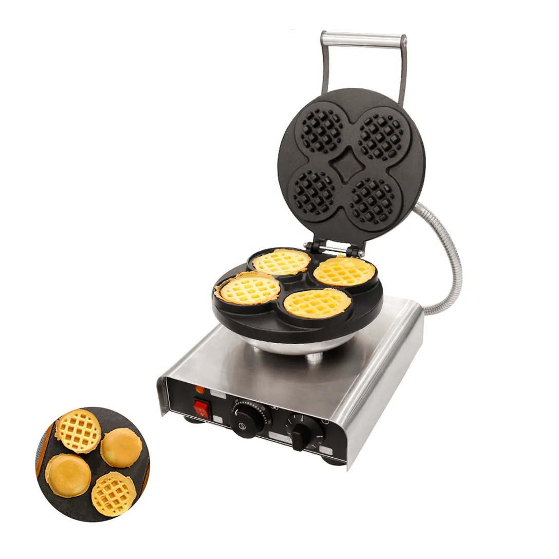 The Mini Waffle Maker Machine, Electric Round Griddle for