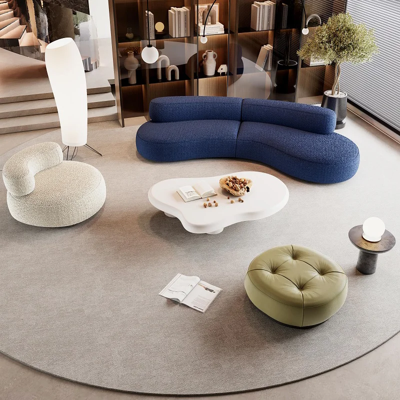 Vacuum Compression Single Round Frameless Circle Chair Compression Sofa Manufacturer Compressed Vacuum Single Sofa Lazy Bean Bag